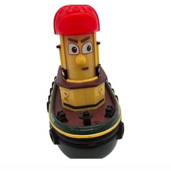 Vintage ERTL Theodore Tugboat Series 1998 Push Hat Changes Facial Expressions